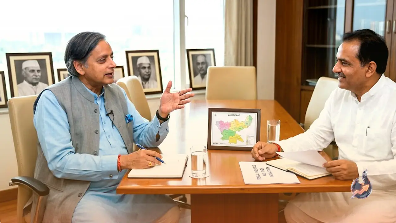 Congress's Jharkhand Outreach On Tribal Welfare Discussed In Tharoor-Jaswal Meeting