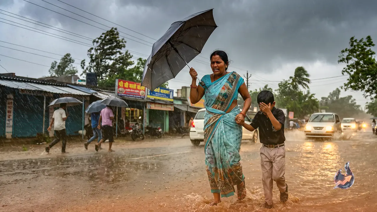Monsoon Tightens Its Grip on Jharkhand: Rain and Lightning in 11 Districts, Winds up to 60 km/h Warned