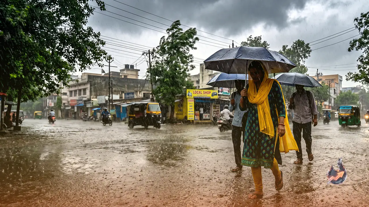 झारखंड में मानसून ने पकड़ी रफ्तार, रांची से खूंटी तक 11 जिलों में बारिश का येलो अलर्ट, 50 किमी की हवाओं और वज्रपात की चेतावनी