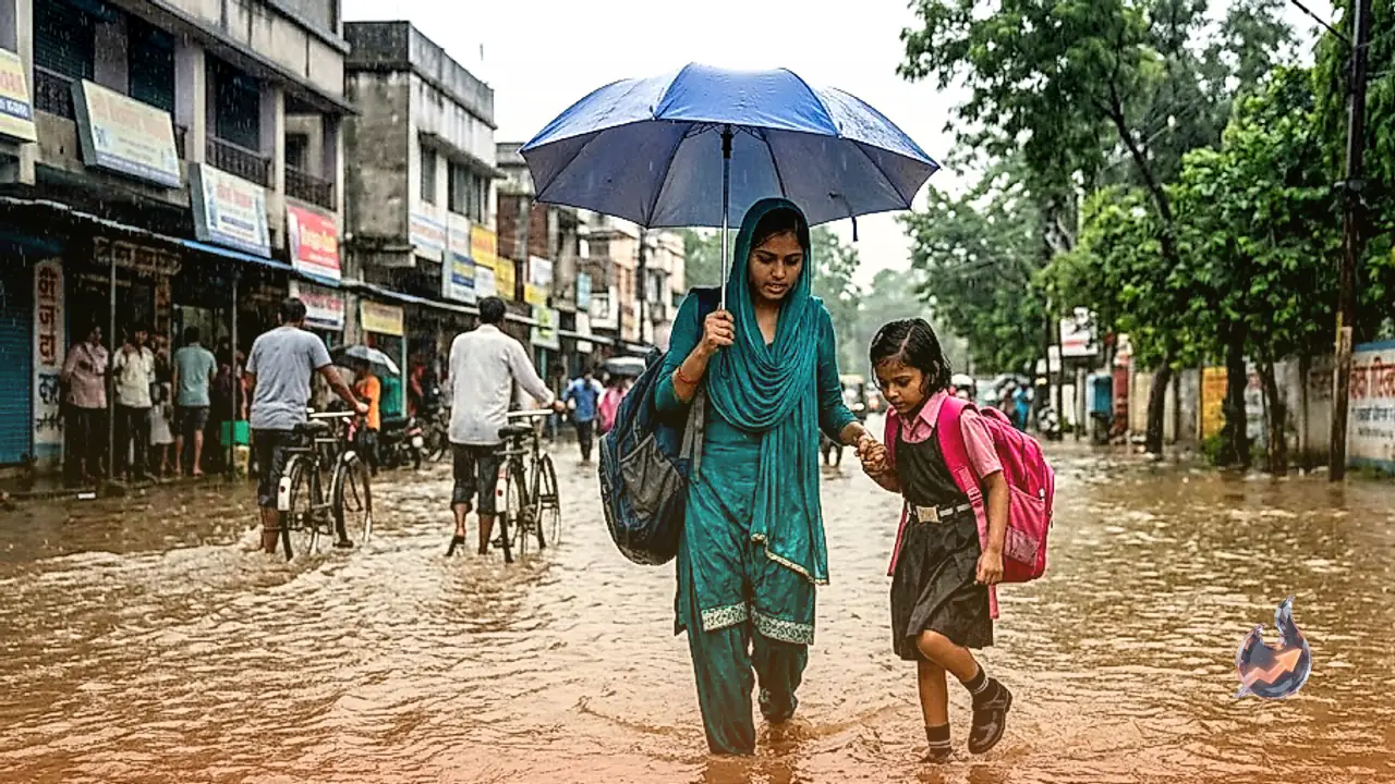Torrential Rains Inundate Jharkhand Rivers, Shutter Ranchi Schools and Cancel 13 Flights
