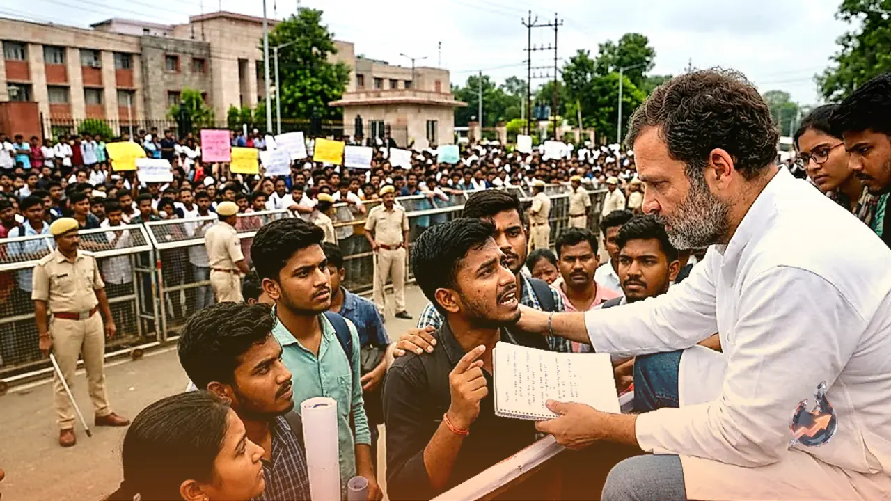 Jharkhand Recruitment Exam Protests: Rahul Gandhi Urges CM Hemant Soren to Personally Meet Demonstrating Students