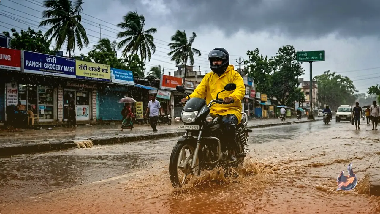 Storms at 50 kmph and a yellow alert: rain set to drench Ranchi, Khunti and 14 more Jharkhand districts today