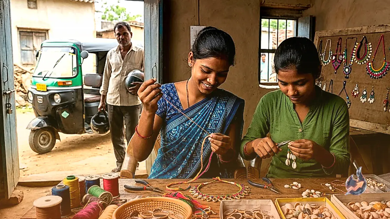 Jharkhand Sisters Turn Handcrafted Jewellery Into Thriving Business To Support Auto-Driver Father