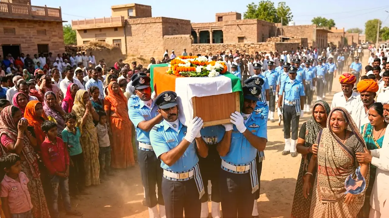 Jhunjhunu Bids Tearful Farewell to Air Force Soldier Aryan Jhajharia Who Passed Away on Duty