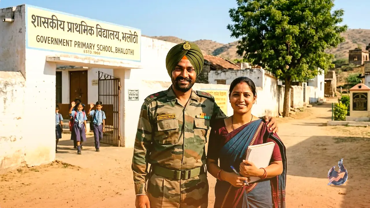 Rajasthan's Bhalothi village has sent 700 soldiers to the army, and its list of teachers is just as long