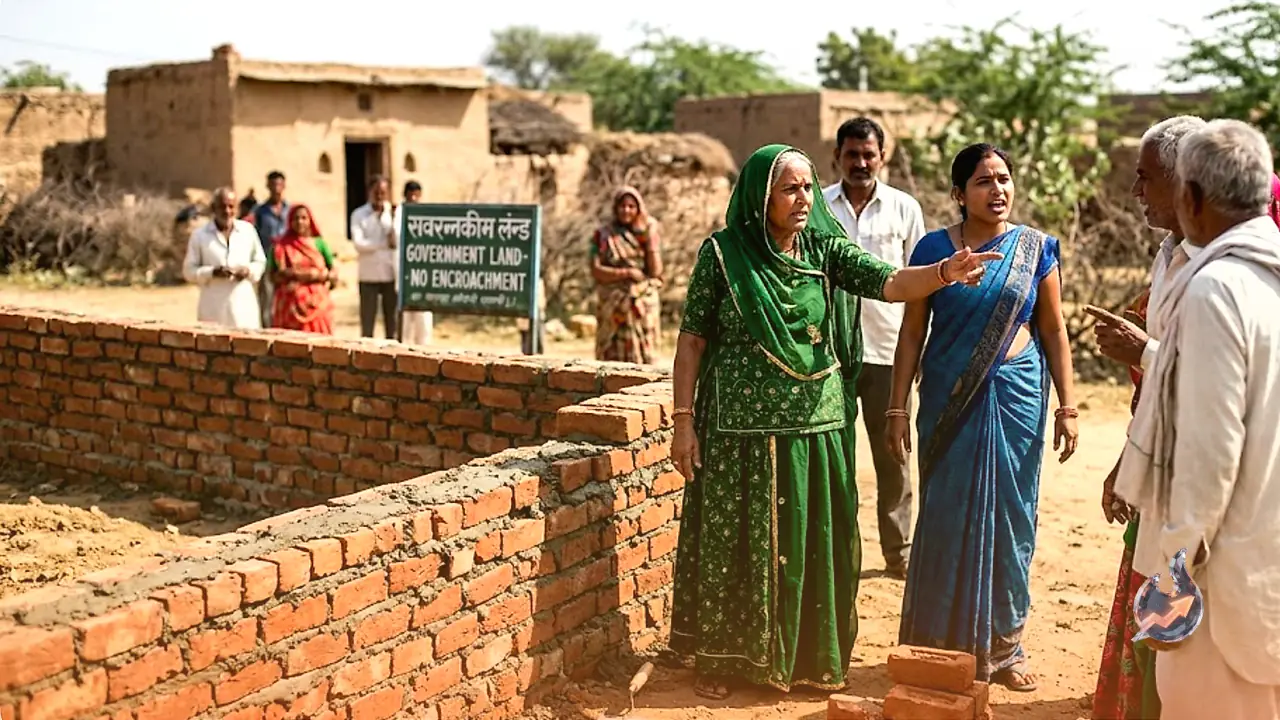 Illegal Construction Clash in Jhunjhunu: Allegations of Misconduct by Women on Public Land