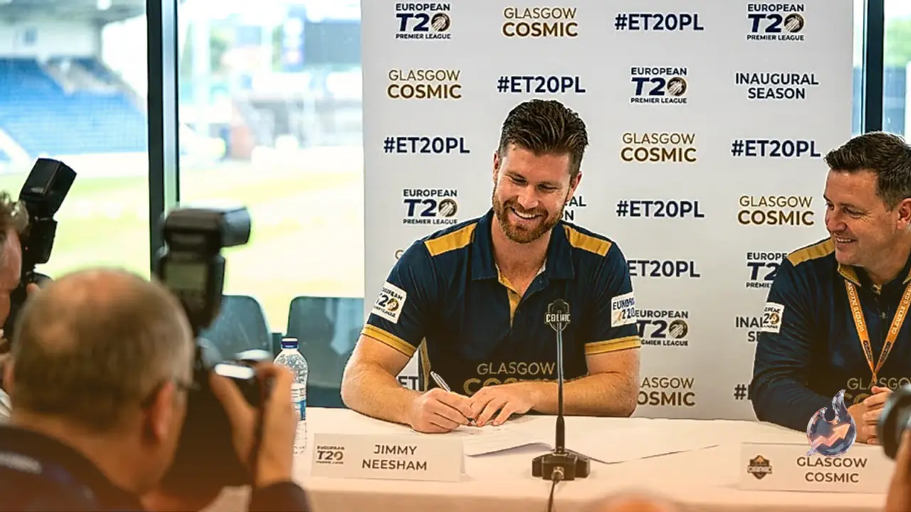 Jimmy Neesham Signs With Glasgow Cosmic for Inaugural Season of European T20 Premier League