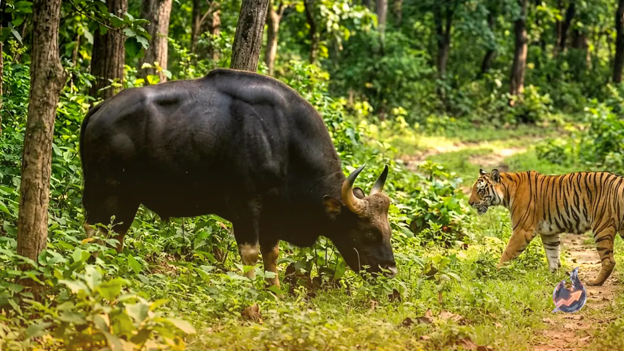 At a Bihar tiger reserve, even the big cat steps aside for this one-tonne grazing giant