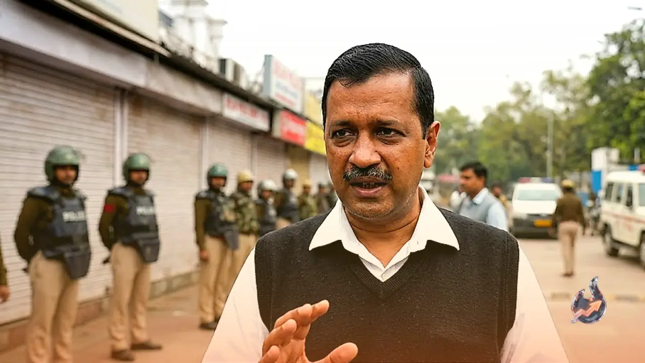 Arvind Kejriwal Alleges Impending Crackdown on Protesters at Jantar Mantar as Connaught Place Shuts Down