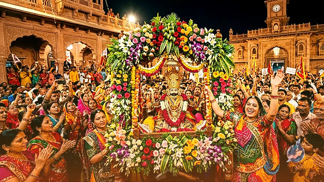 जोधपुर में पहली बार सजा बाबा श्याम का भव्य हिंडोला उत्सव, उमड़ी श्रद्धालुओं की भारी भीड़