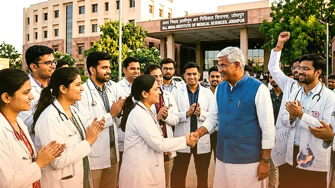 Jodhpur AIIMS Resident Doctors Call Off Strike After Union Minister Gajendra Singh Shekhawat Intervenes