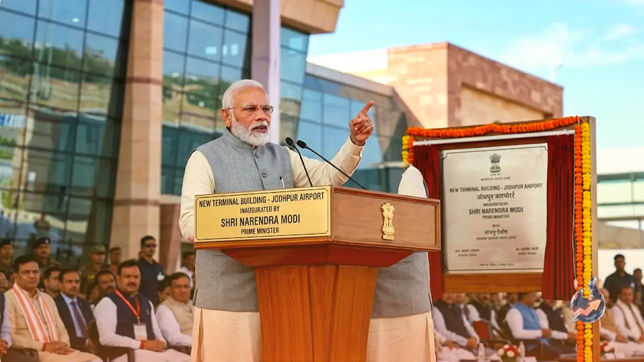जोधपुर एयरपोर्ट के नए टर्मिनल के उद्घाटन पर पीएम मोदी बोले, अफवाह फैलाने वालों के इरादे नहीं हुए कामयाब