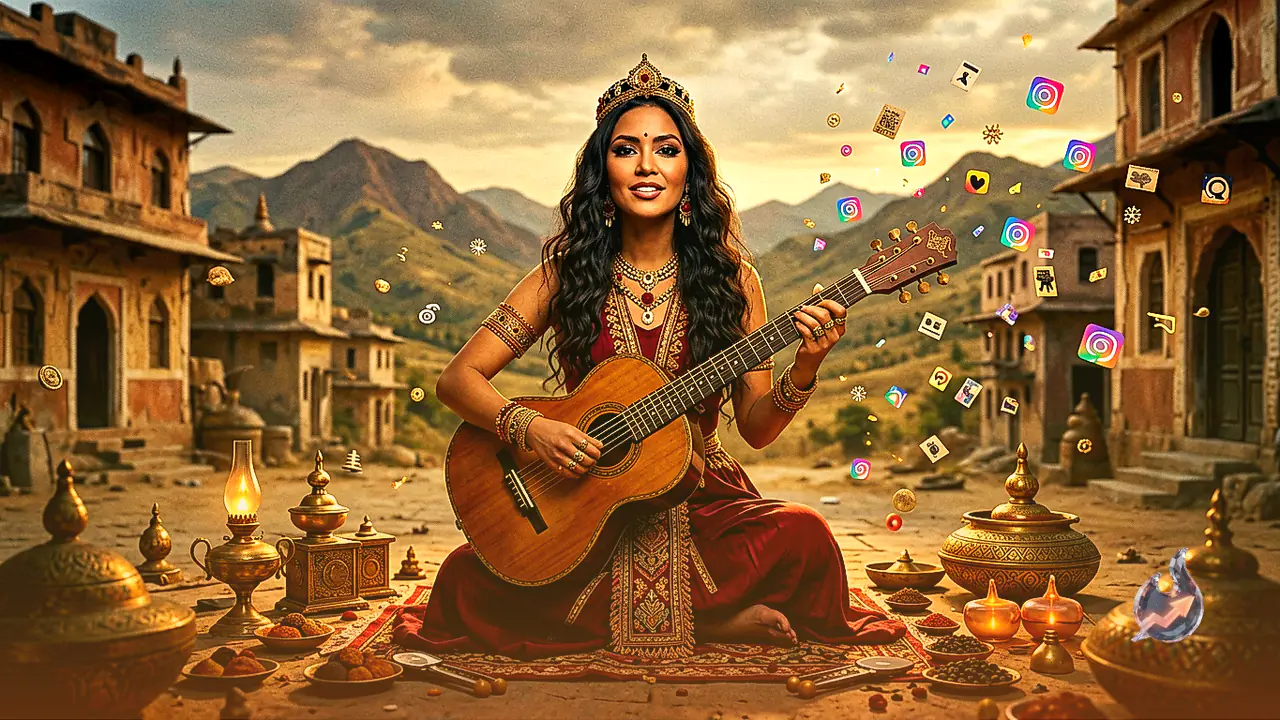 Jodhpur Folk Group Ismail Langa Blends Shakira Hits with Rajasthani Music in Viral Fusion