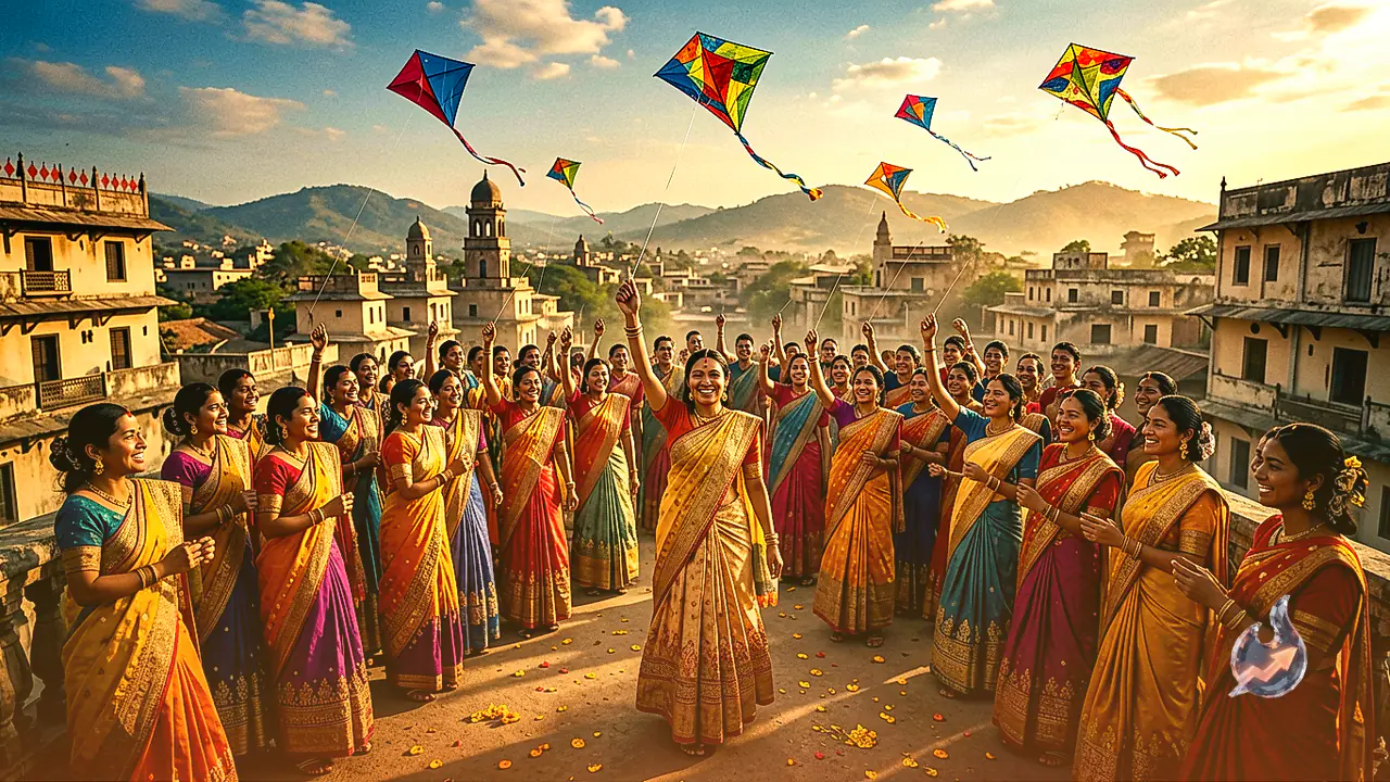 Jodhpur Celebrates Raksha Bandhan With Vibrant Kite Flying As Women Don Traditional Rajasthani Attire