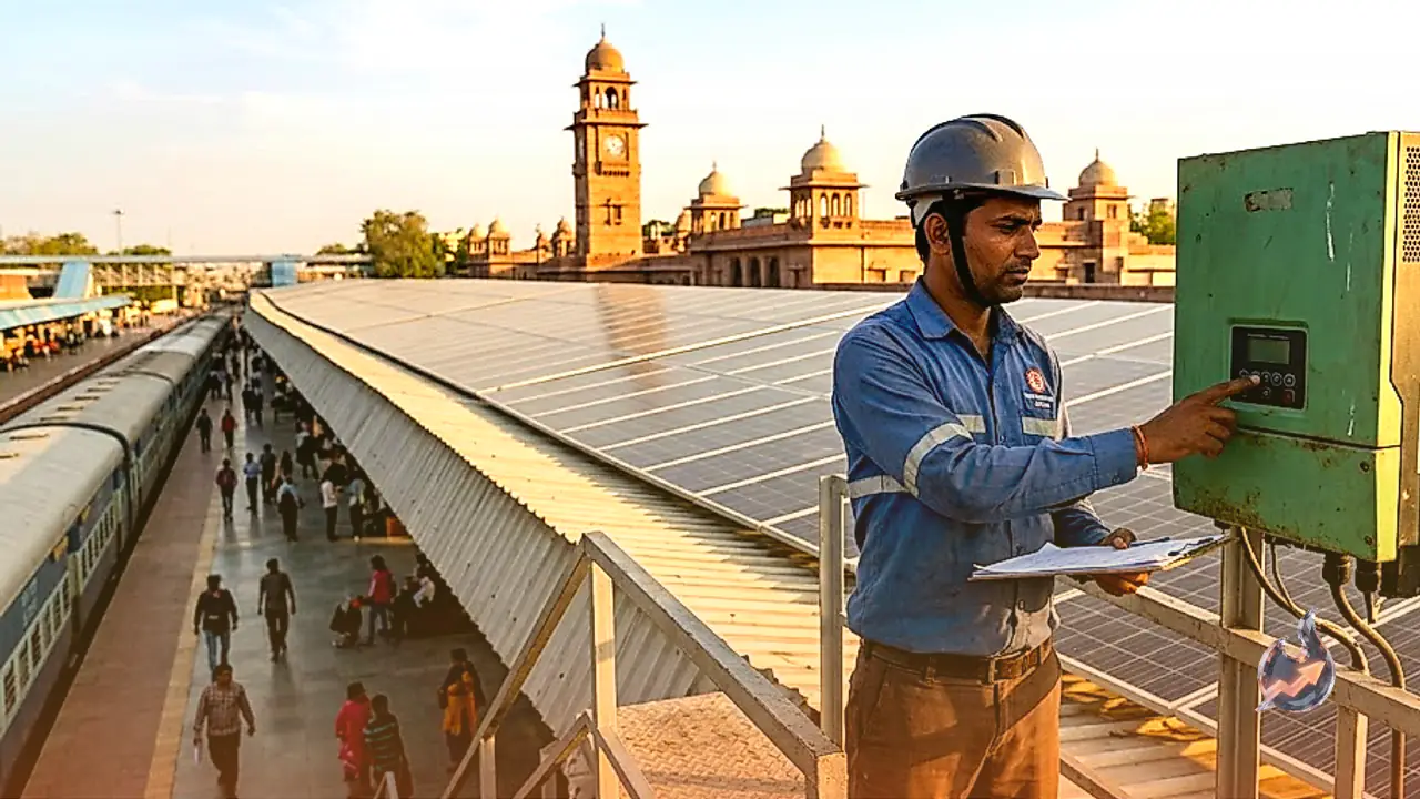 Jodhpur Railway Division Generates 1.99 Million Units of Solar Power in Five Months, Nearing Last Year's Total