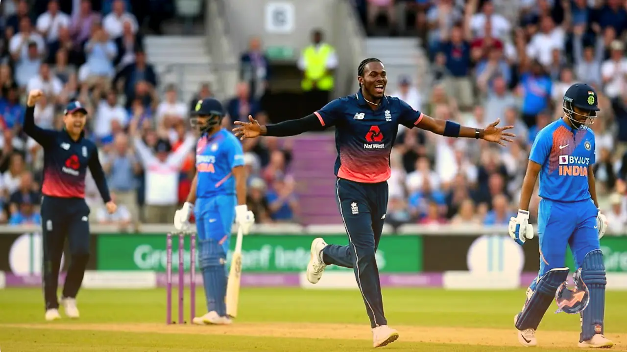 Jofra Archer gets the better of Vaibhav Sooryavanshi as India struggles in third T20I