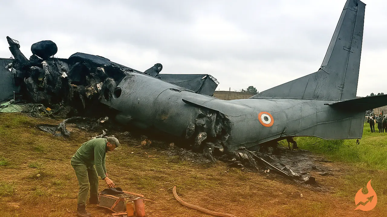 जोरहाट एयरबेस पर लैंडिंग के वक्त IAF का AN-32 कार्गो विमान दुर्घटनाग्रस्त, पायलट की मौत की आशंका; दो हिस्सों में टूटा विमान