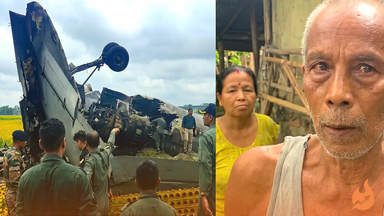 जोरहाट में IAF का AN-32 हादसा: उतरने से पहले विमान से उठा धुआं, चश्मदीद ने बयां की वो खौफनाक घड़ी, पांच जवान शहीद
