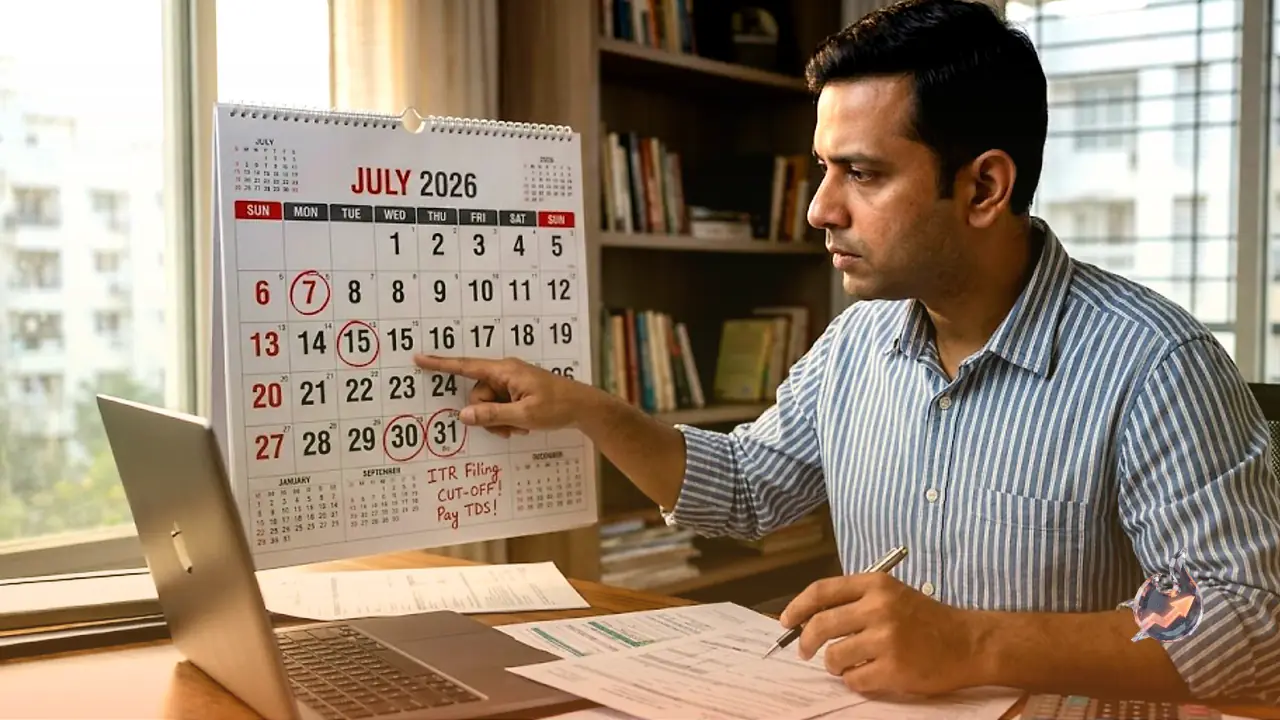 Every Key Income Tax Deadline You Face in July 2026, From TDS Deposits to the ITR Filing Cut-Off