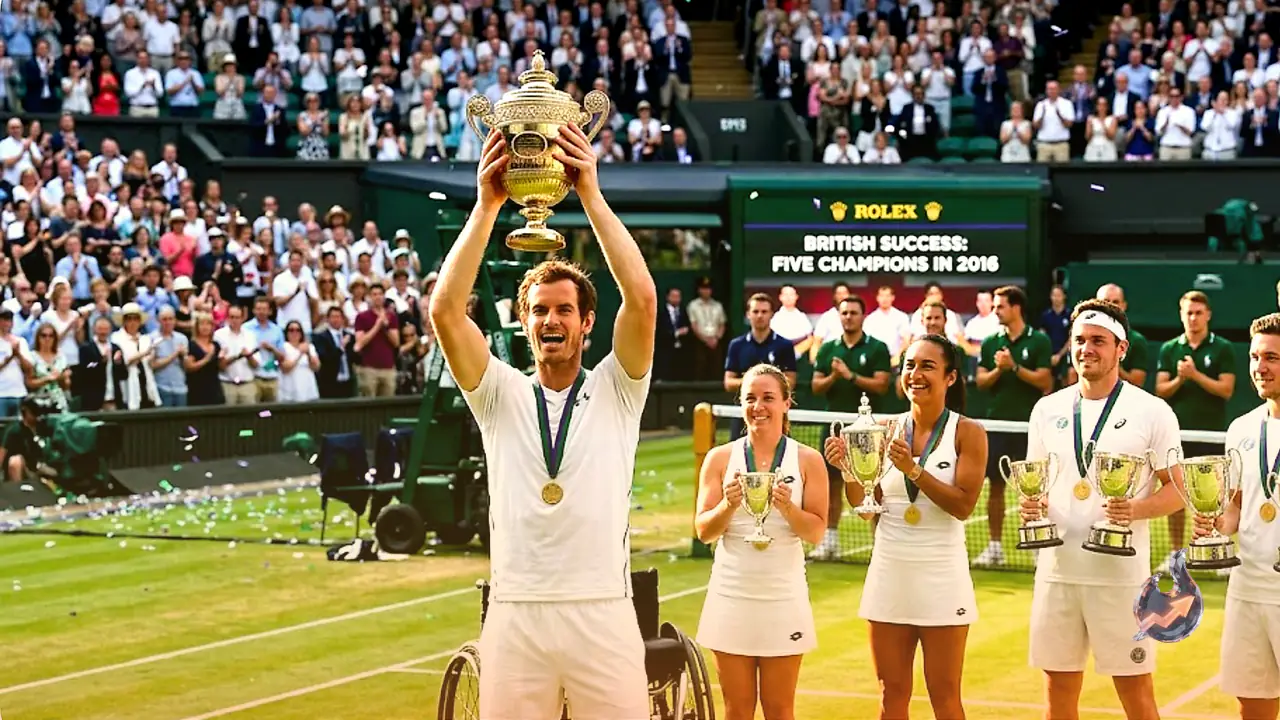 When five Wimbledon titles in one weekend changed British tennis