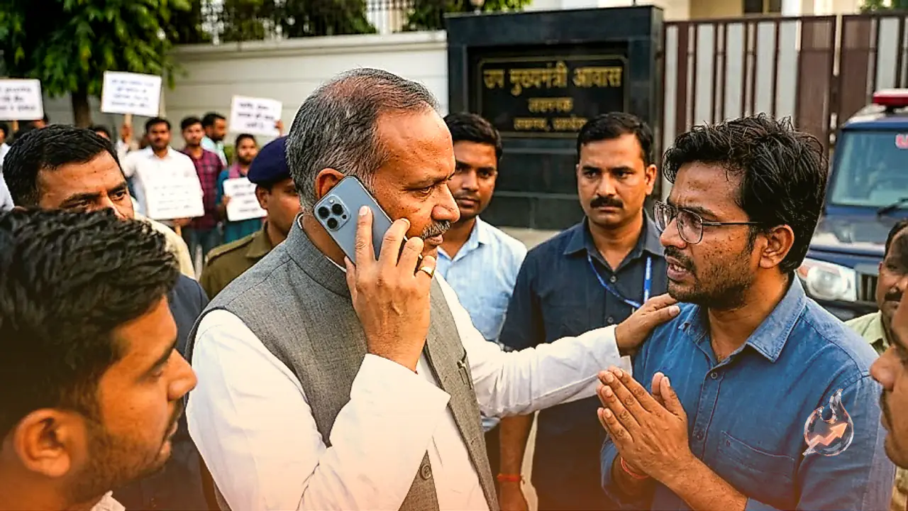 Junior Engineer Exam Result Delay Sparks Student Protest in Lucknow, Deputy CM Brajesh Pathak Intervenes to Direct Commission Chairman
