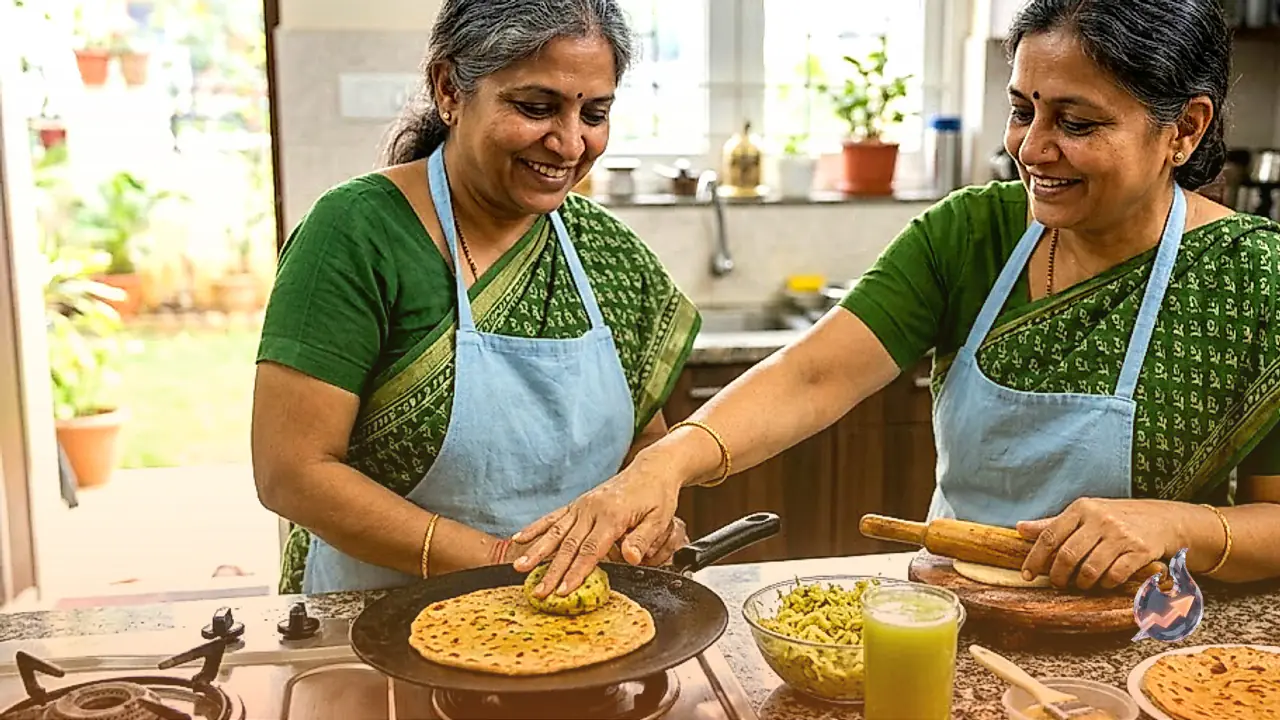 Don't Toss the Pulp After Making Bottle Gourd Juice, Turn It Into a Crispy Paratha
