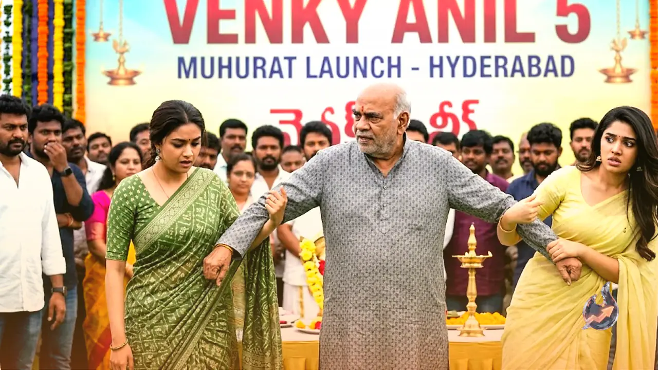 Outrage Online as Video Shows Veteran Director K Raghavendra Rao Pulling Keerthy Suresh and Krithi Shetty