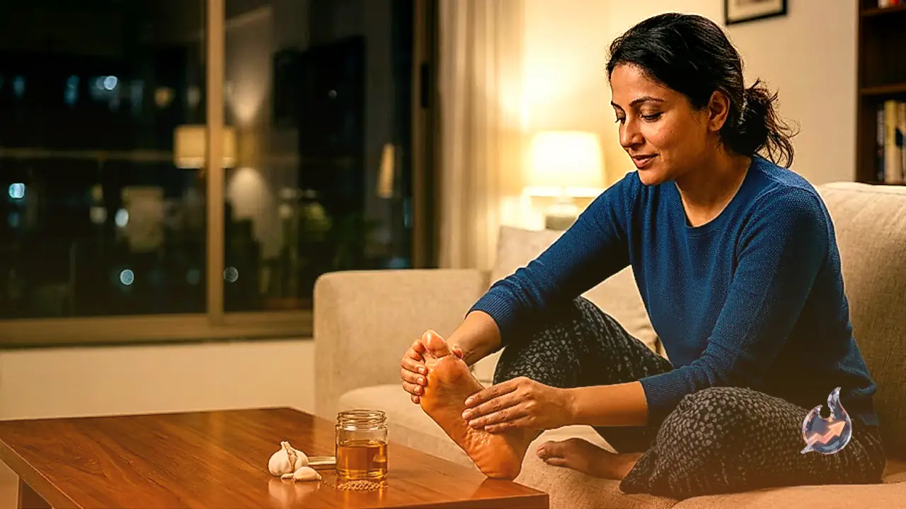 Struggling With Constipation? This Onion-Garlic-Carom Seed Foot Oil Massage At Night May Bring Relief