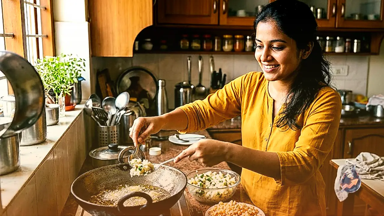 Make Crunchy Rice Popcorn from Raw Rice and Boiled Potato, A Quick Evening Tea Snack
