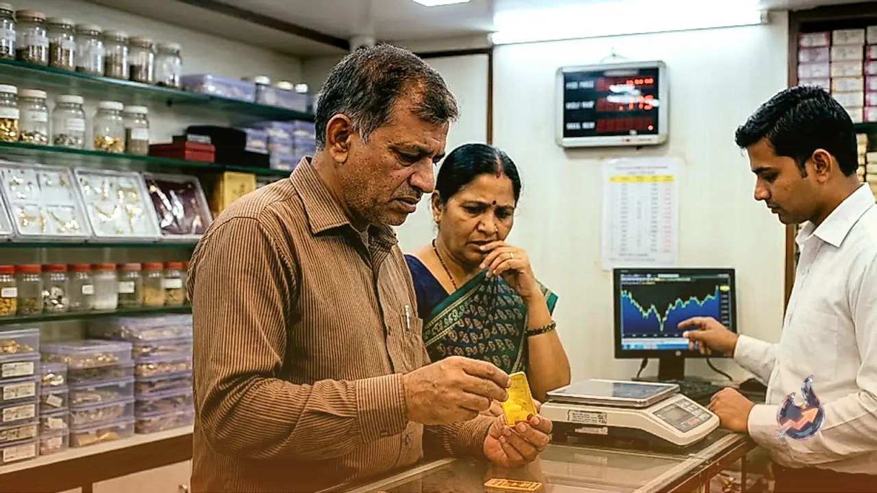 Gold Prices Extend Slump Across India as Crude Jumps and US Dollar Gains Ground, Silver Holds Steady