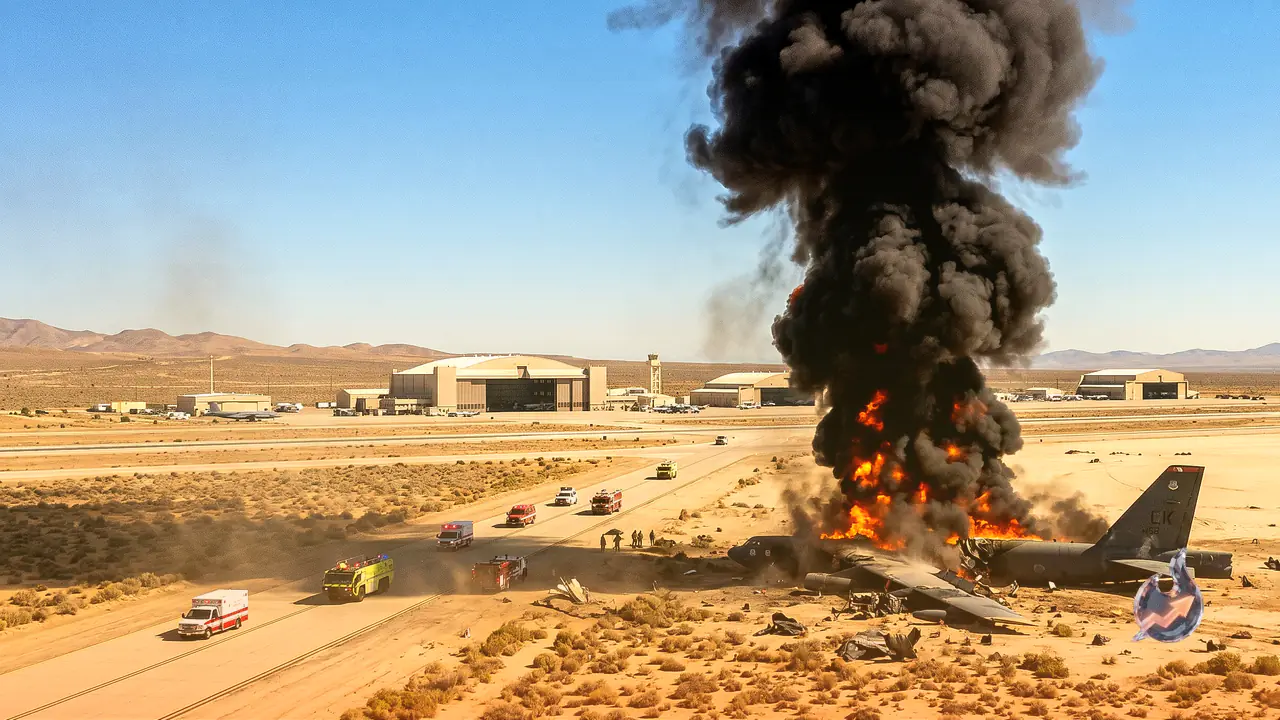 B-52 Bomber Goes Down at California's Edwards Air Base Moments After Takeoff, 8 Killed: Inside the Story of a Cold War Legend