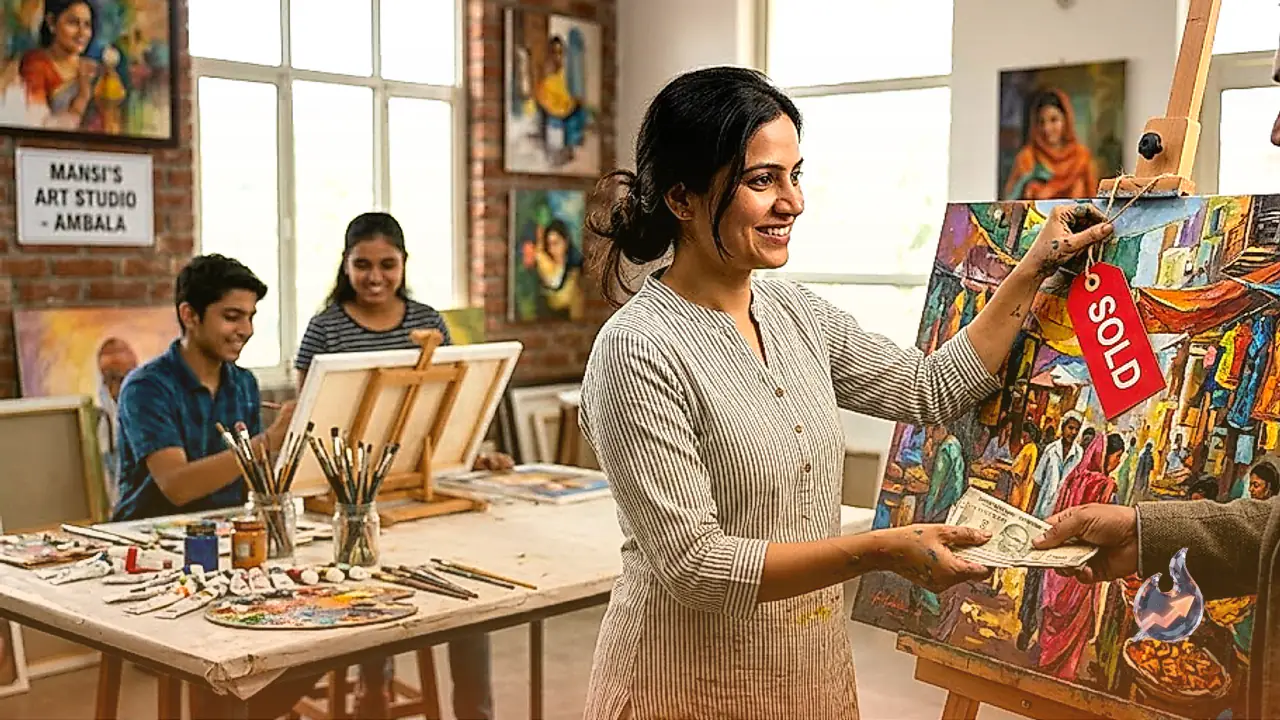 Art Can Shape a Lucrative Career as Ambala Artist Earns 50000 Rupees from a Single Painting