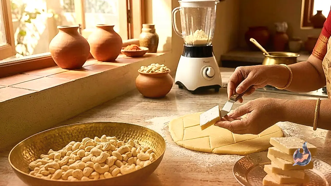 Simple Kaju Katli Recipe: Make market-style sweets at home with just 2 ingredients