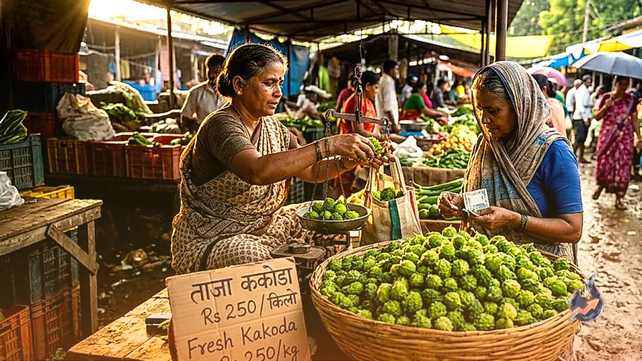 Kakoda hits markets only during monsoon, and this forest-grown vegetable can cost up to Rs 250 a kilo