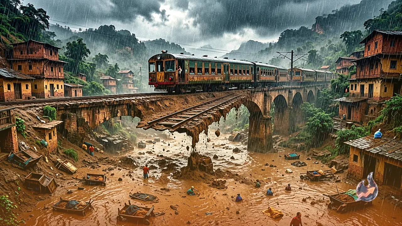 Kalka-Shimla Toy Train Route Suspended After Heavy Rains Wash Away Soil Beneath Tracks