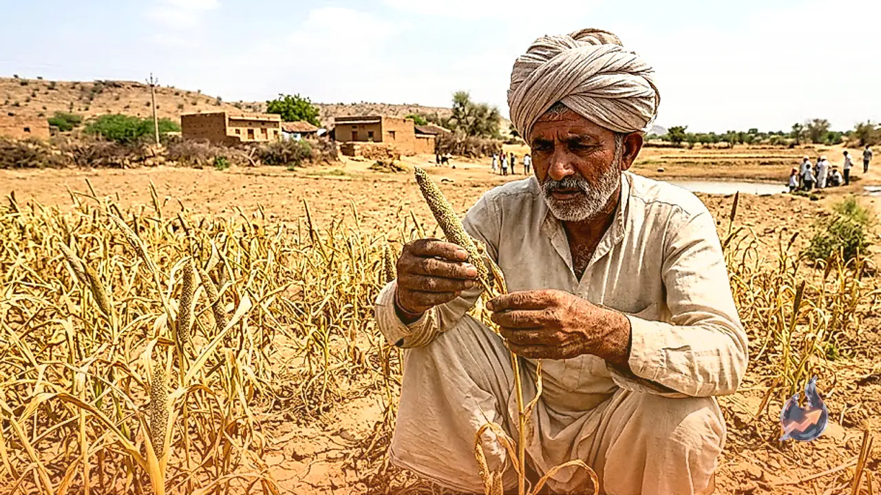 Scant Rainfall Threatens Kharif Crops Across Western Rajasthan as Farmers Seek Administrative Relief