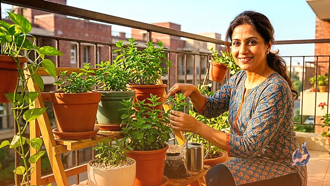 Grow Fresh Mint in Limited Balcony Space with Easy Planting and Care Tips from Rae Bareli Expert