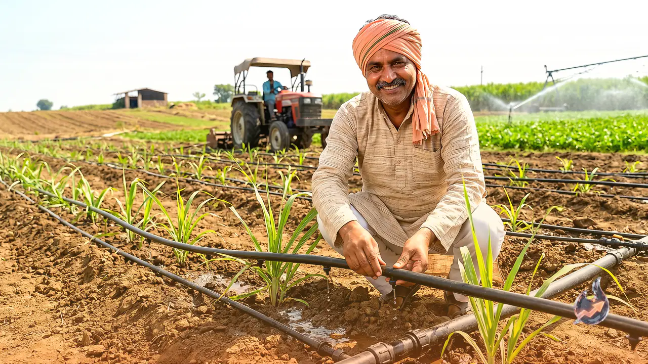 Up to 90% Subsidy on Drip and Sprinkler Systems: Inside UP's Micro Irrigation Push That Saves 70% Water