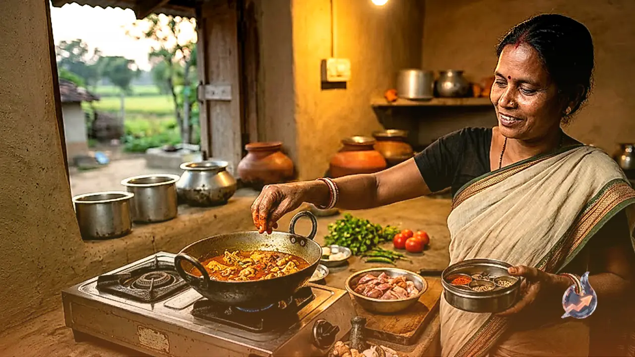 How to Make Traditional Chattisgarhi Chicken Curry with Less Oil and Spices