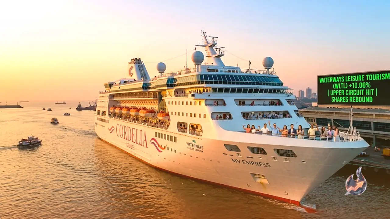 Waterways Leisure Tourism Roars Back with a 10% Upper Circuit, One Day After a Bruising Debut