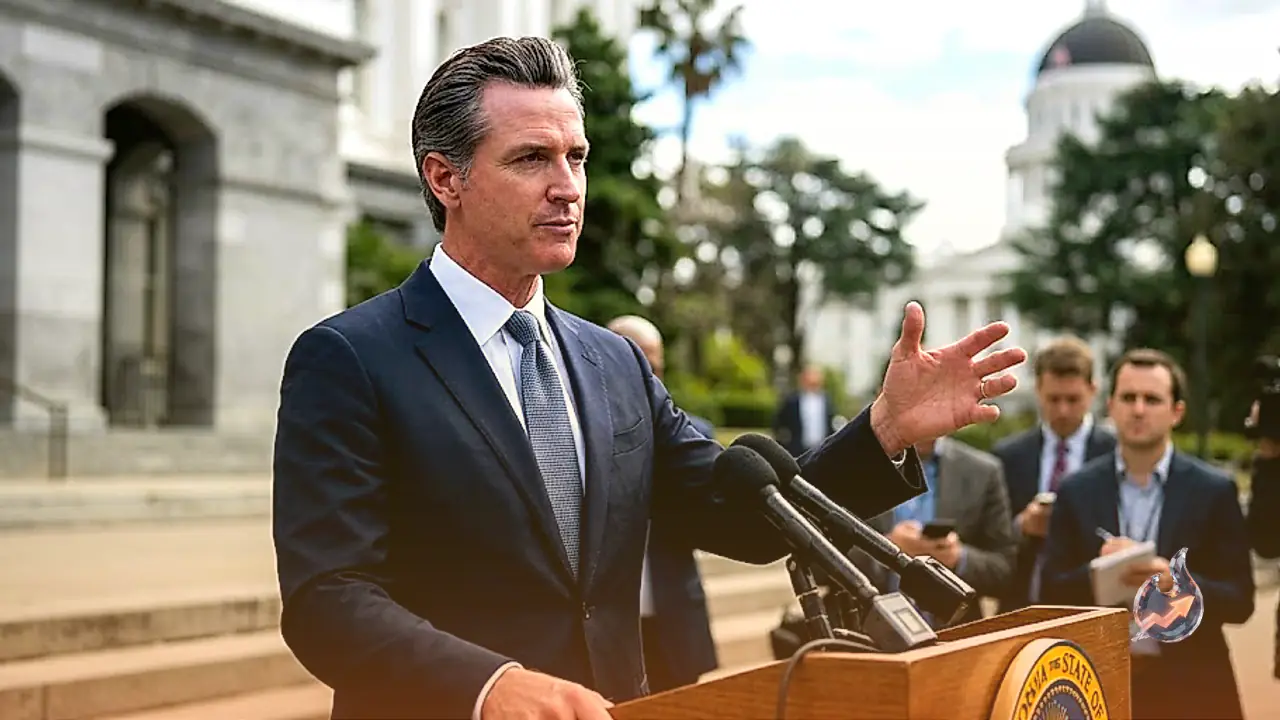 Gavin Newsom Rules Out 2028 White House Bid if Kamala Harris Enters the Race