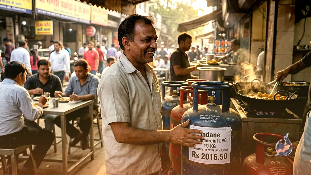 Big Relief for Eateries as 19 kg Commercial Gas Cylinder Turns Cheaper by Rs 183.50