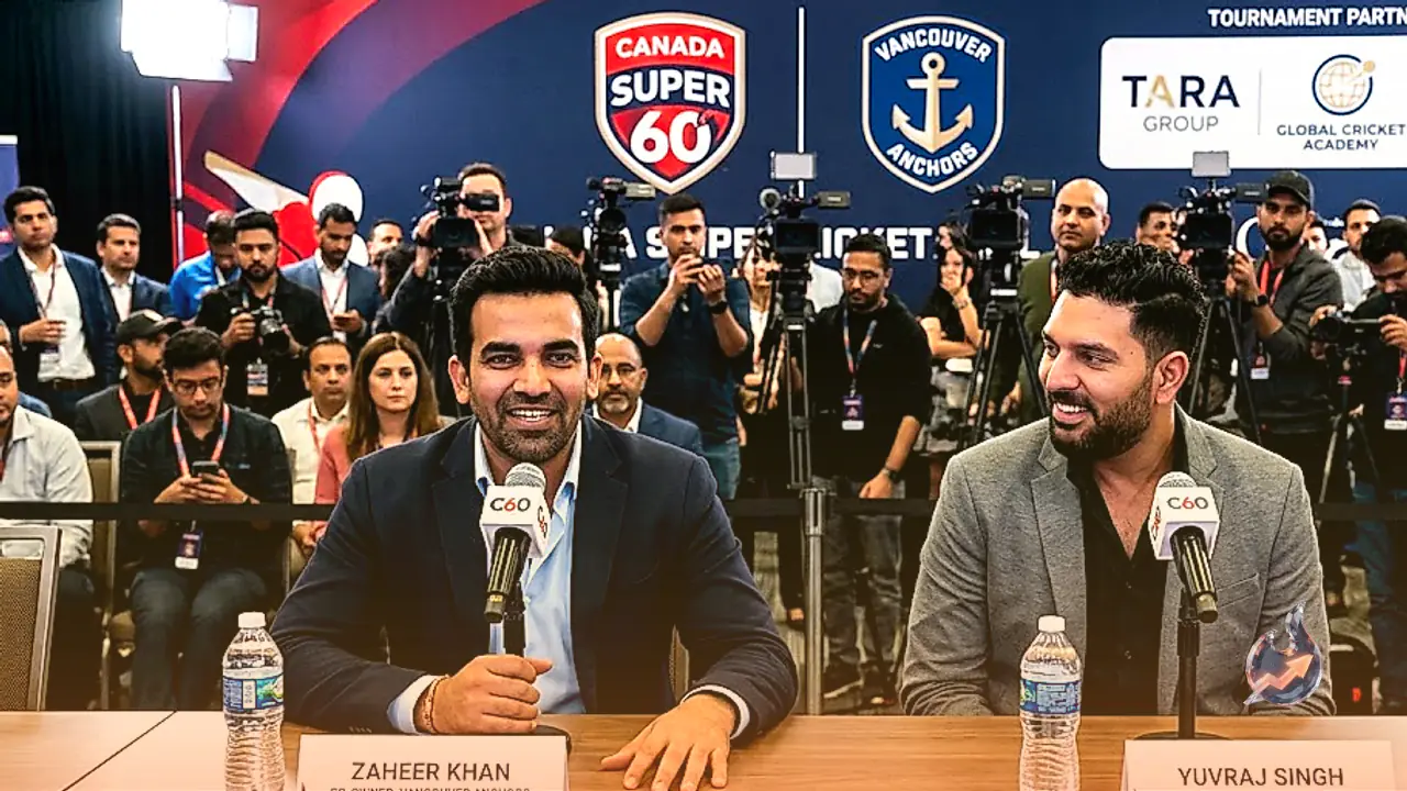 Zaheer Khan Becomes Co-Owner of Vancouver Anchors in Canada Super 60 Alongside Yuvraj Singh