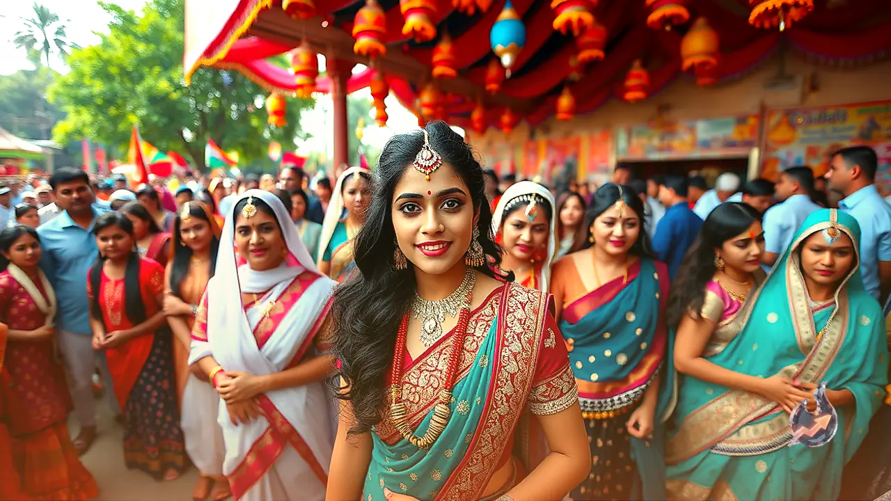 Kangana Ranaut Shares Stunning Garba Look for Navratri, Traditional Outfit Photos Go Viral Online