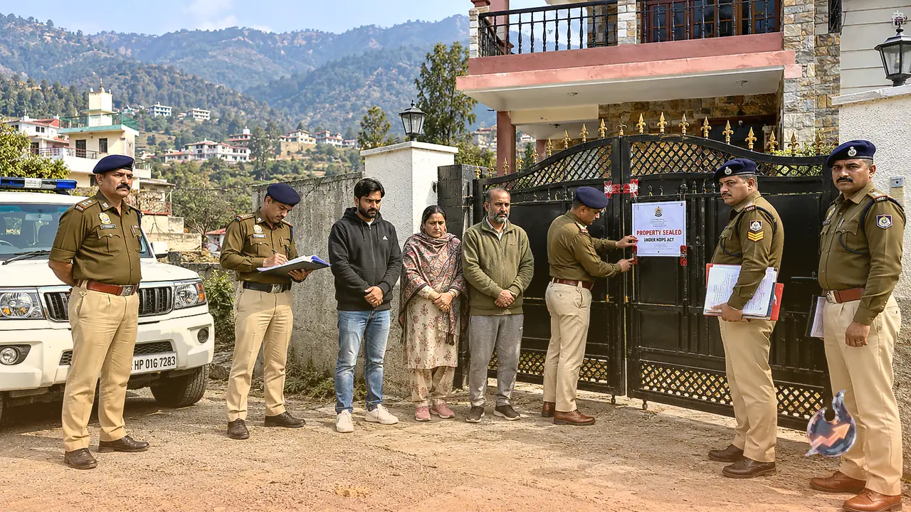 Kangra Police Crack Down on Family Run Heroin Syndicate, Freezing Over 1.01 Crore Rupees in Assets Across Three Members