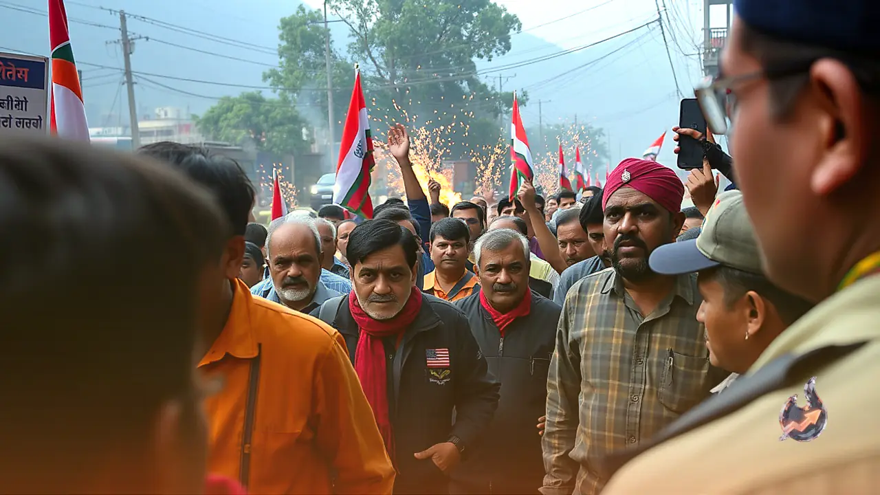 Kangra Protest Sparks Tension as BJP MLA Bikram Thakur Clashes With Local Police Officer