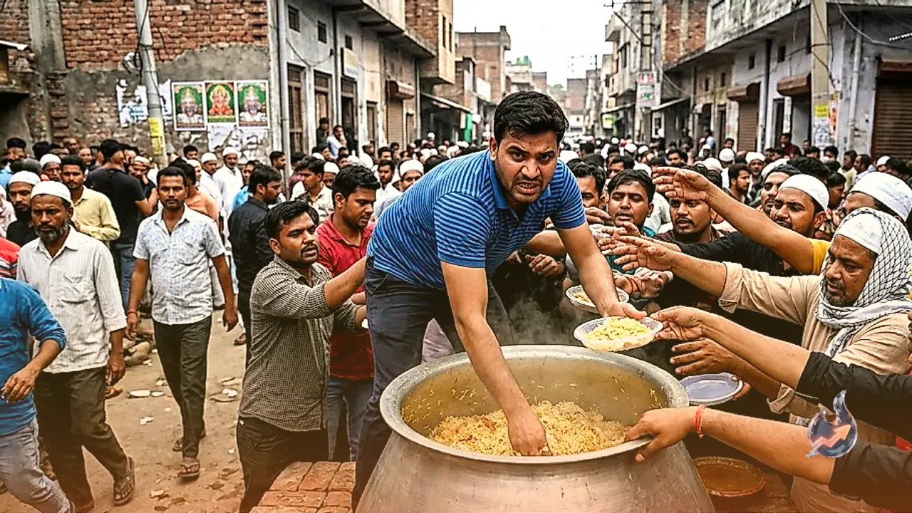 कानपुर के मकनपुर में चेहल्लुम पर बिरयानी लूट का वीडियो वायरल, देग पर झपटी भीड़ के कई लोग हुए जख्मी