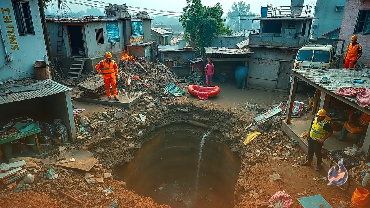 कानपुर के पुरवामीर में घर का आंगन धंसा, 20 फीट गहरे गड्ढे में समाई 18 वर्षीय यशी, NDRF और SDRF का रेस्क्यू ऑपरेशन जारी