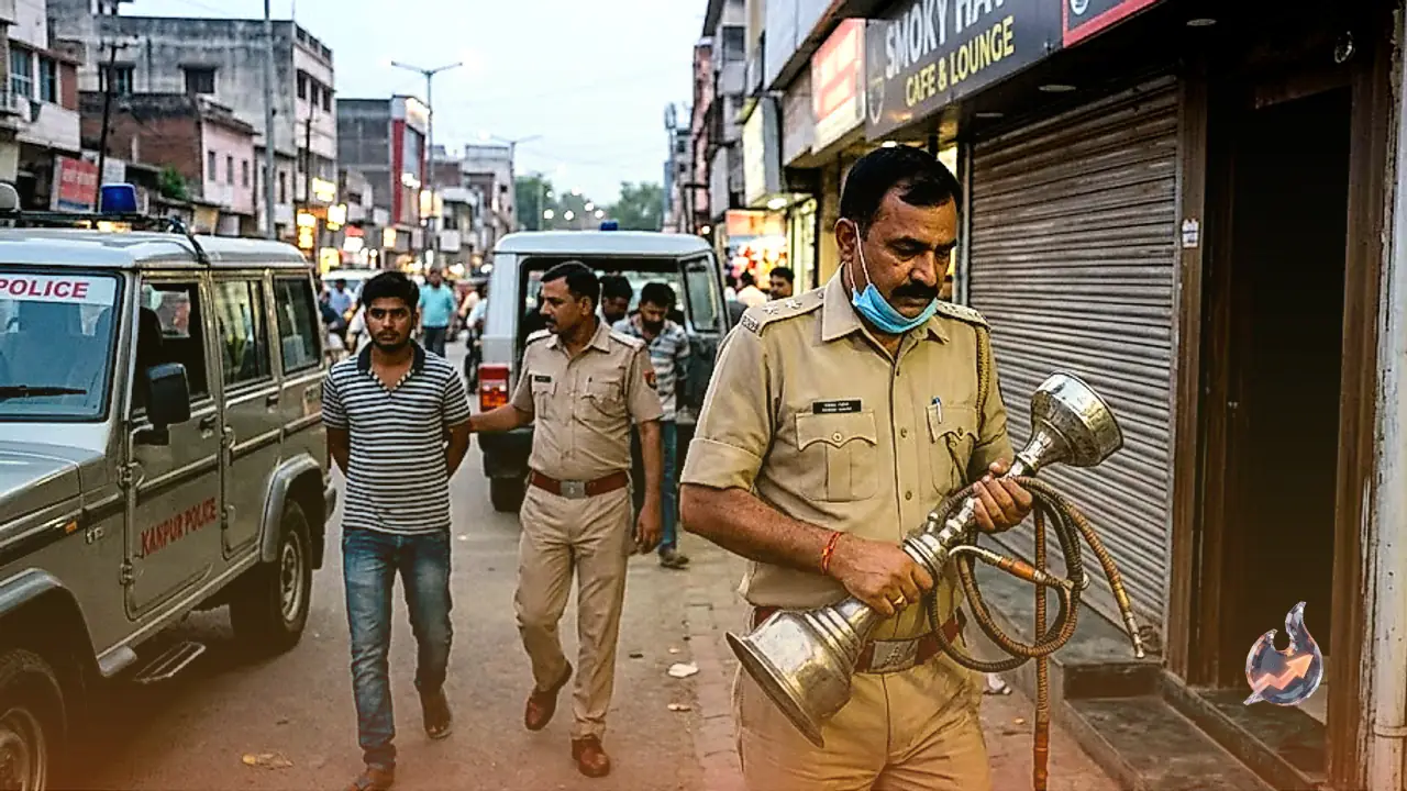Crackdown on Illegal Hookah Lounges in Kanpur: 265 Restaurants and Cafes Inspected, 5 Cases Filed, and 25 Detained