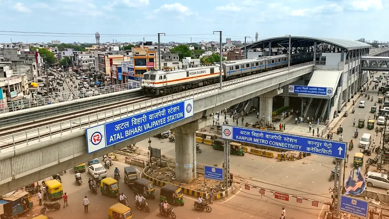 Kanpur's Traffic Nightmare Set to Ease as Elevated Rail Line Removes 16 Crossings and Adds a New Atal Bihari Vajpayee Station
